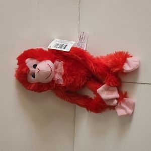 Monkey Valentine Plushie